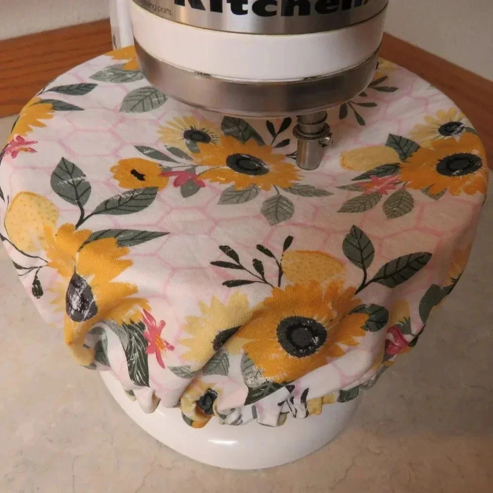 Kitchenaid Bowl Cover, Reversible Sunflowers and Pumpkins
